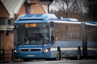 Berusad man omhändertogs på buss