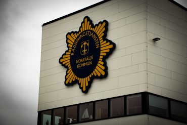 Gräsbrand utanför Hallstavik