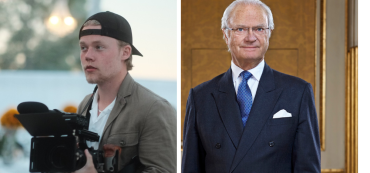 23-åriga Entreprenören Samuel från Norrtälje lunchar med kungen
