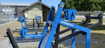 Nytt utegym vid Sportcentrum skall främja hälsa bland invånarna
