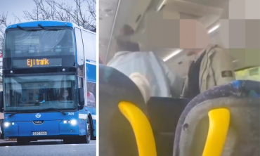 Våldsamma attacken som fångades på film: berusad man mordhotar och spottar 17-årig tjej i ansiktet