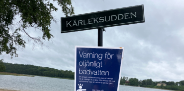 JUST NU: Kärleksudden stängt på grund av otjänligt vatten