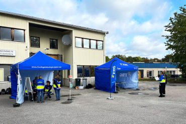 Norrtälje kommun stärkte beredskapen med trygghetspunktsövning