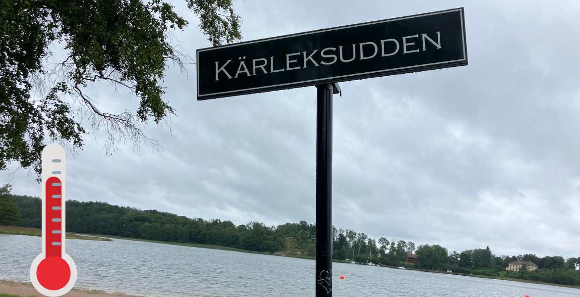 Temperaturerna på badplatser idag i Norrtälje