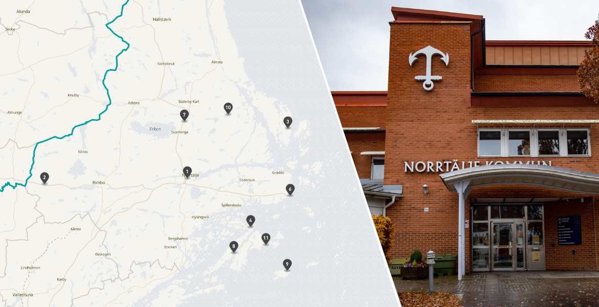 Norrtäljeborna trampar över lik – lista över historiska gravplatser