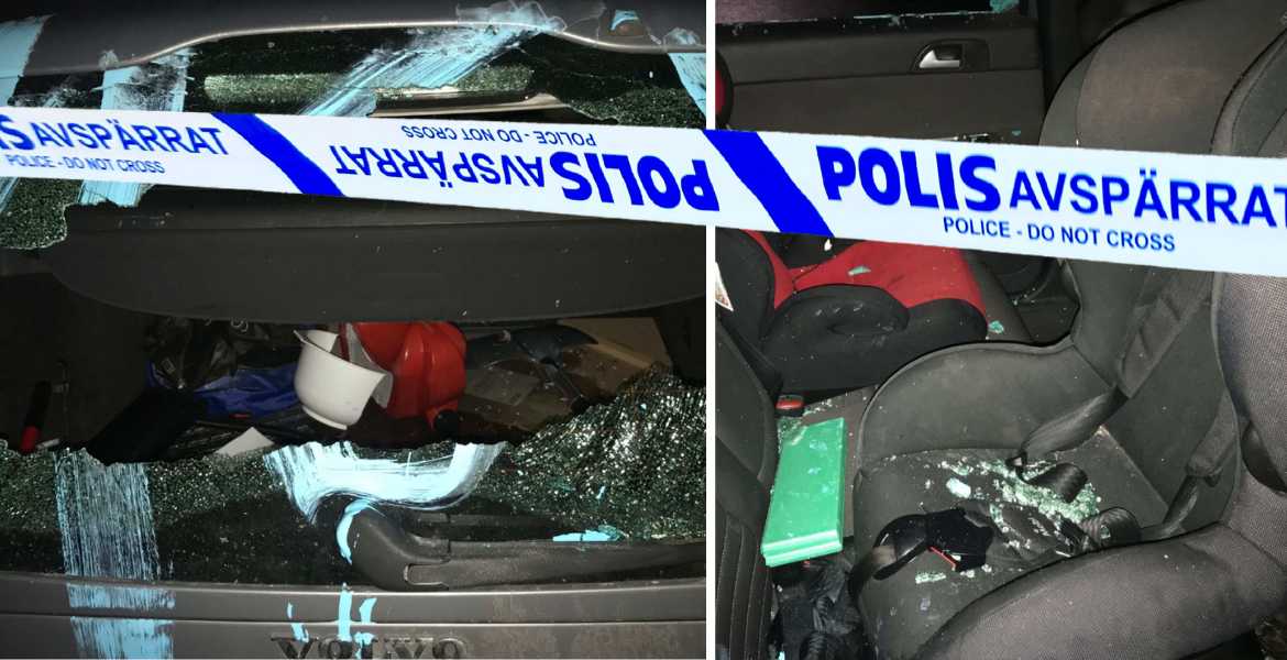 Krossade rutor och hällde målarfärg på bil i Norrtälje – åtalas