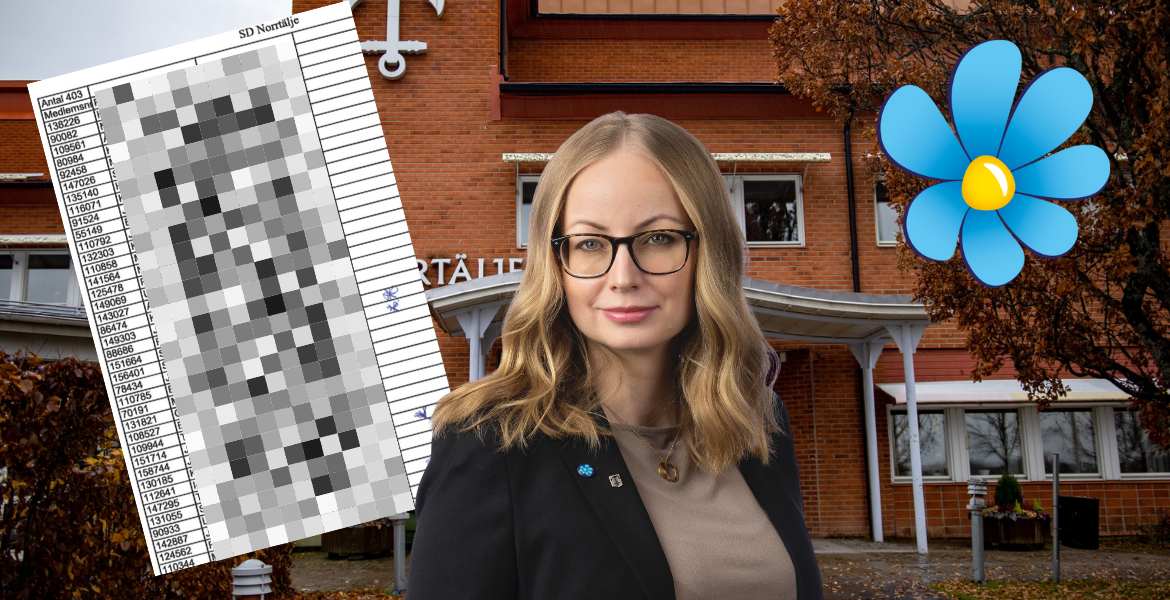 SD i Norrtälje läckte medlemsregister