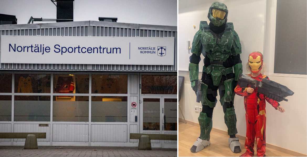 Bild över Norrtälje Sportcentrum. Föreningen Nördhäng Norrtälje arrangerar träffar varannan vecka.