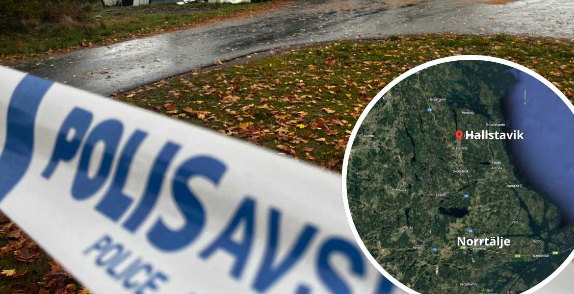 Bild på ett avspärrat område.