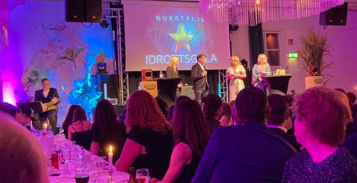 Bild från Norrtälje Idrottsgala 2024.